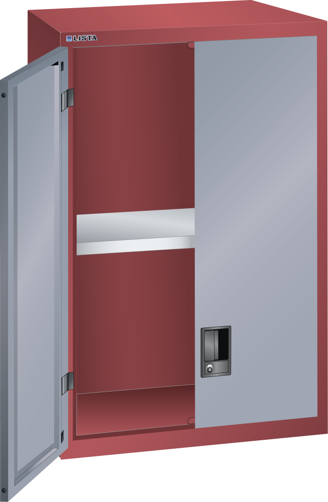 Ruby red RAL 3003 / Grey metallic NCS S 6502-B