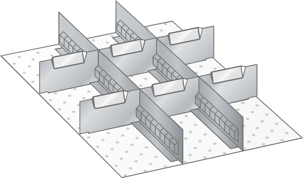Paredes ranuradas y separadores 80.641.000