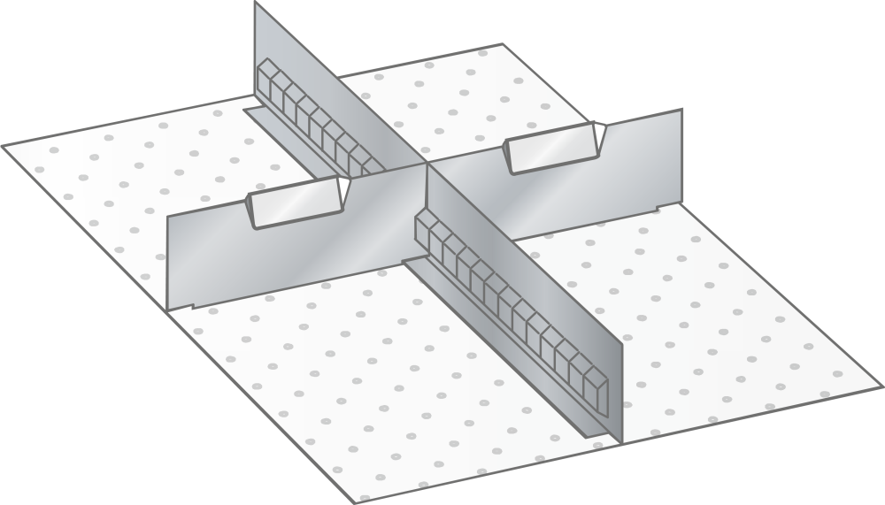 Paredes ranuradas y separadores 80.645.000