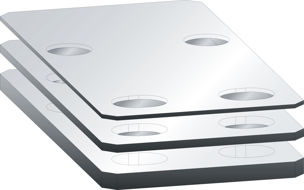 Levelling plate 50.481.000