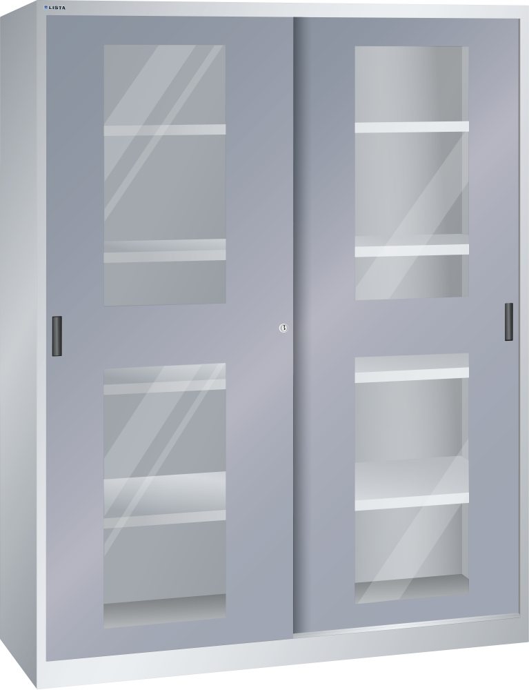 Gris luminoso RAL 7035 / Gris metalizado NCS S 6502-B