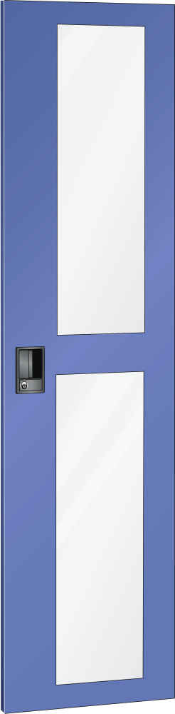 Gris luminoso RAL 7035 / Azul se&ntilde;ales RAL 5005