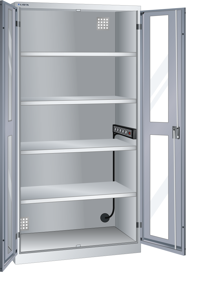 Lichtgrau RAL 7035 / Grau metallic NCS S 6502-B