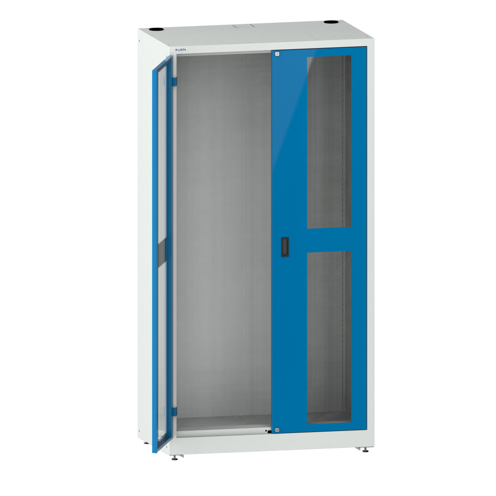 Gris luminoso RAL 7035 / Azul luminoso RAL 5012