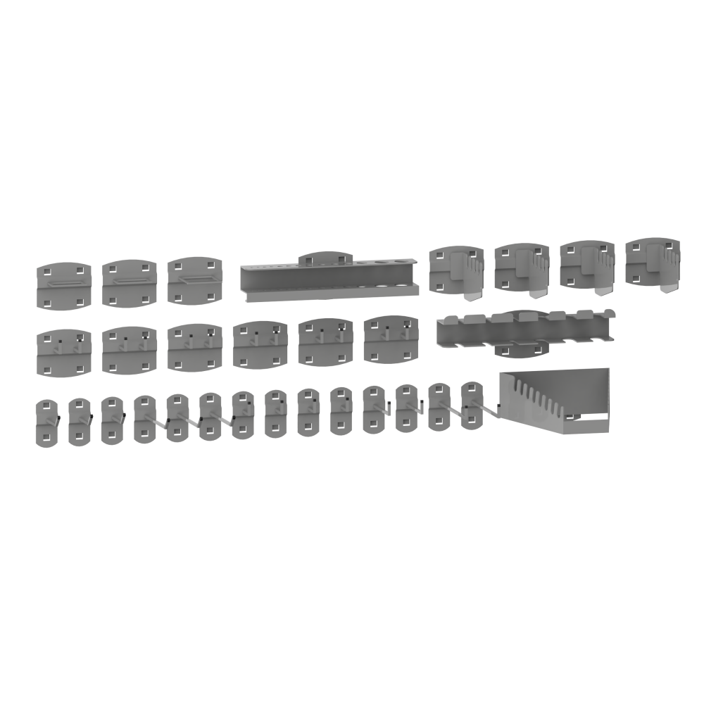 Juego de gancho para panele perforado 45.272.000