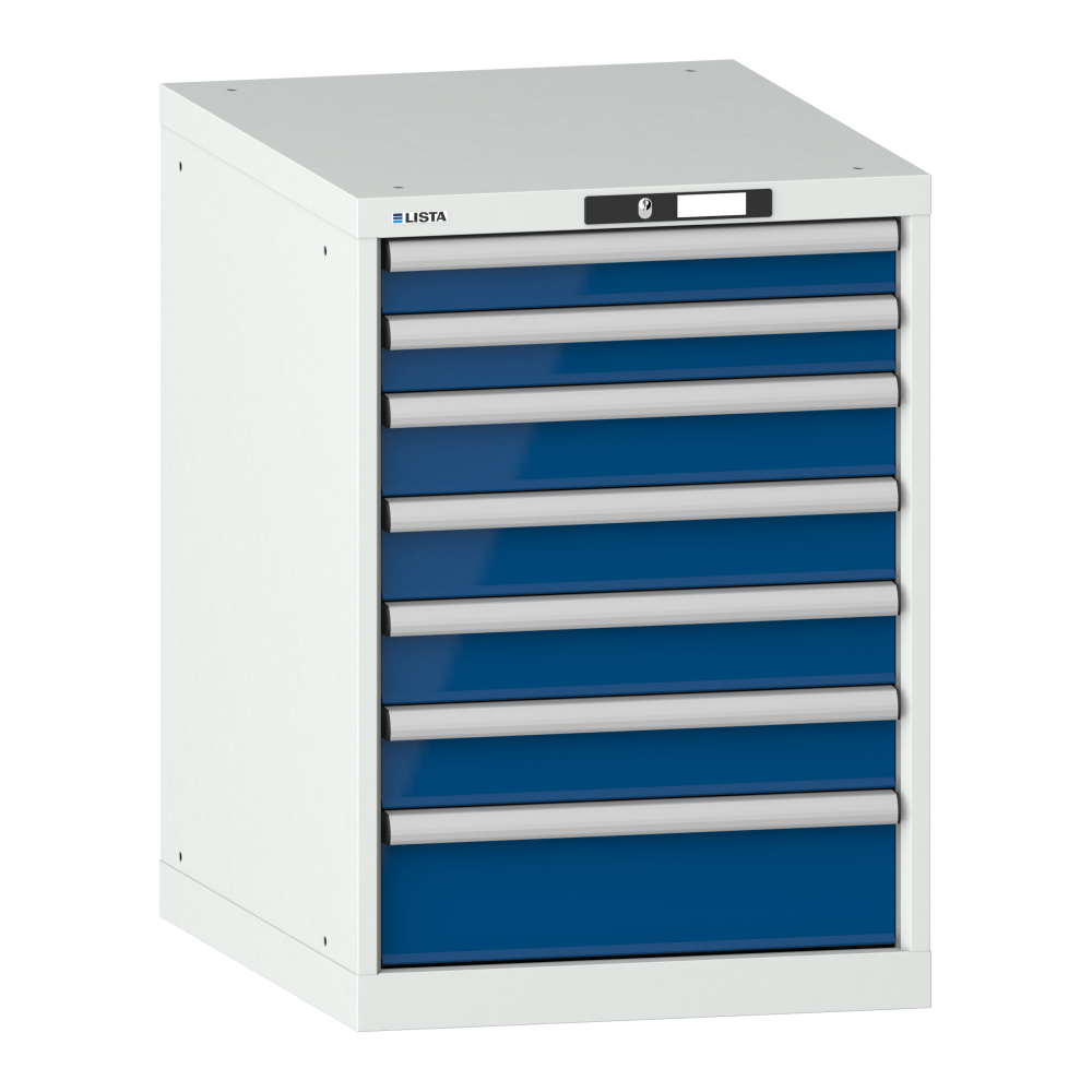 Light grey RAL 7035 / Signal blue RAL 5005