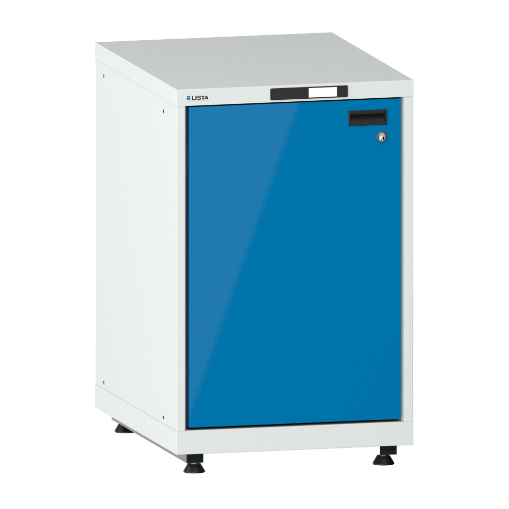 Gris luminoso RAL 7035 / Azul luminoso RAL 5012