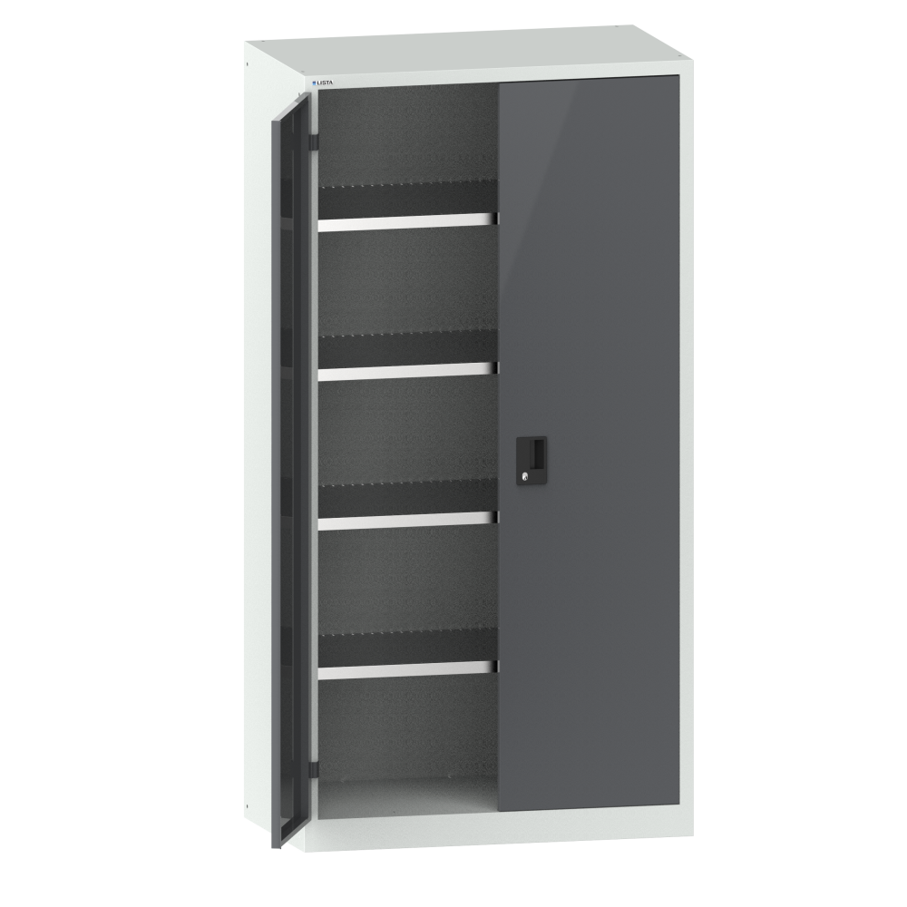 Gris luminoso RAL 7035 / Gris metalizado NCS S 6502-B