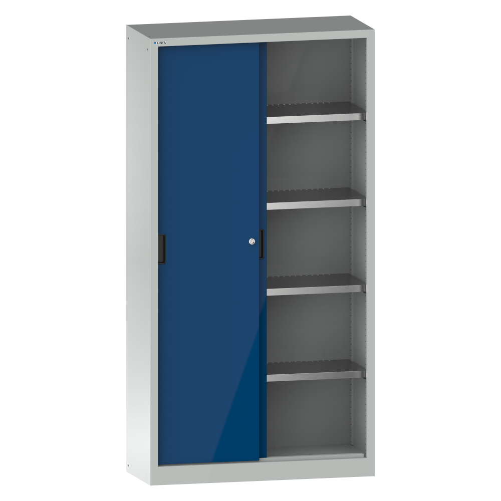 Gris luminoso RAL 7035 / Azul se&ntilde;ales RAL 5005