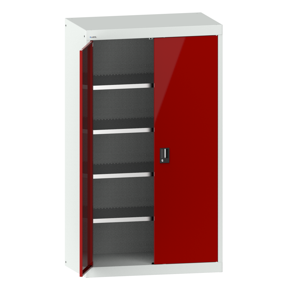 Gris luminoso RAL 7035 / Rojo rub&iacute; RAL 3003