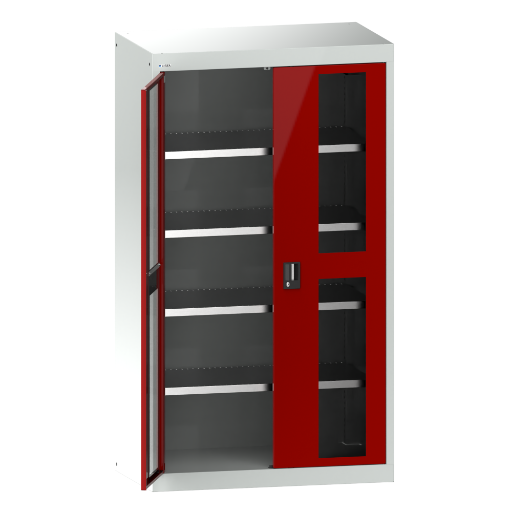 Gris clair RAL 7035 / Rouge rubis RAL 3003