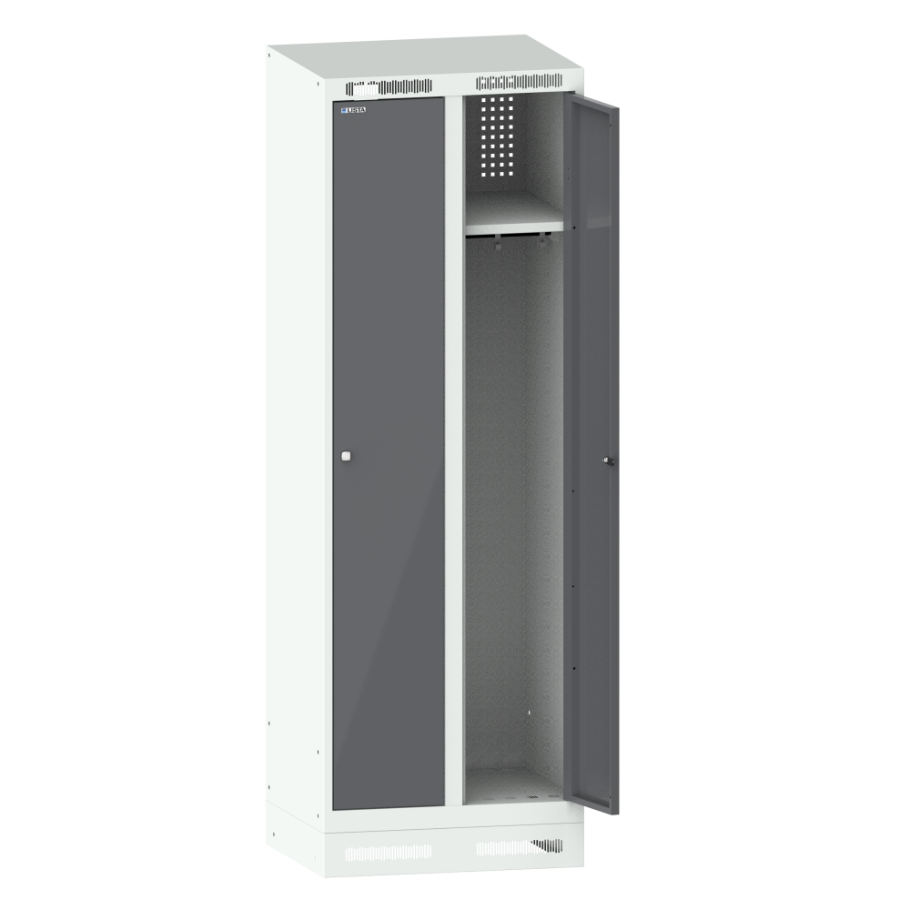 Gris clair RAL 7035 / Gris m&eacute;tallique NCS S 6502-B