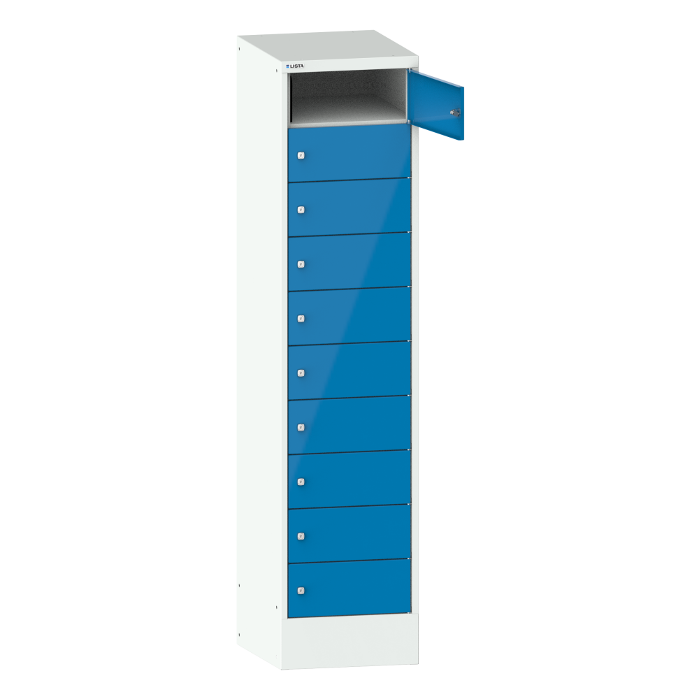 Lichtgrau RAL 7035 / Lichtblau RAL 5012