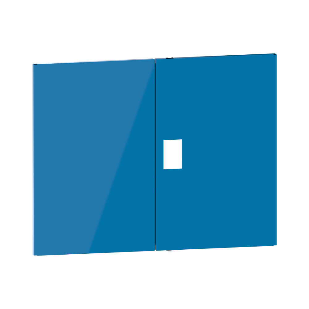Lichtgrau RAL 7035 / Lichtblau RAL 5012