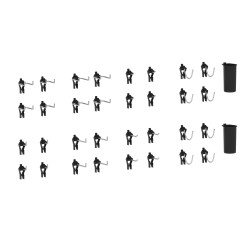 Tool Clip Set Medium 45.311.000