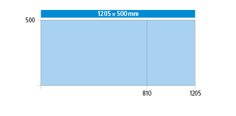 1205 x 500