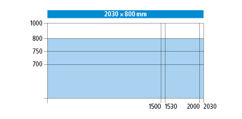 2030 x 800